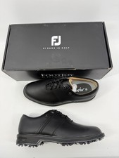 Footjoy Myjoys Premiere Series Packard Golf Shoes Custom Black 7.5 Medium