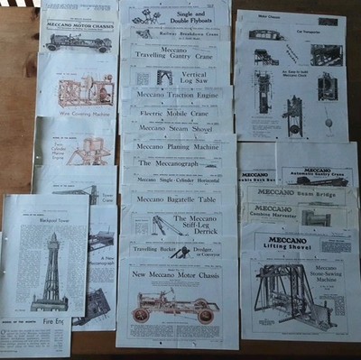 Meccano Super Model, Set 10 Modell & Modell des Monats Anleitung KOPIEN