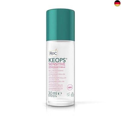 RoC - KEOPS Sensitiv Deodorant-Roller - Antitranspirant - Langlebiger Schutz -