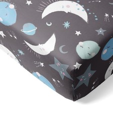 Baby Crib Sheets, Buttery Soft Viscose From Bamboo Crib Sheets for Boys  Gir...