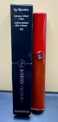 Giorgio Armani Lip Maestro, Shade 405 Sultan Liquid Lipstick | NIB