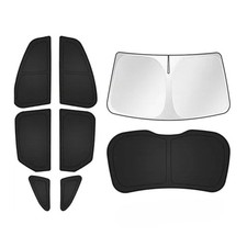 T TGBROS Windshield Sun Shade for Ford Edge 2015-2024 Car Window Shades Thick...