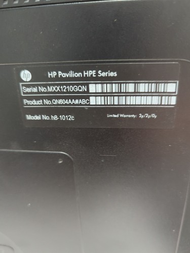 (Nice) HP Pavilion HPE h8 Desktop i7-2600S @2.80Ghz/8GB RAM/ 240GB SSD/Win10 - - Picture 6 of 8