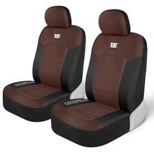 Brown Black Seat Covers for Cars, Trucks, Front Seats Brown Front Seats