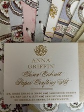Anna Griffin CHINA CABINET Paper Crafting Kit NEW RETIRED no longer available