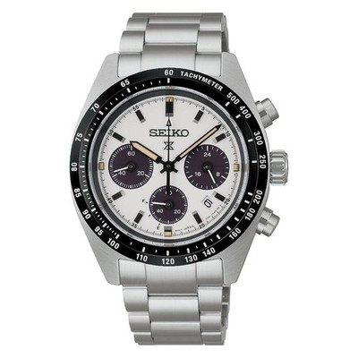 【SEIKO】Prospex SPEEDTIMER SBDL125 Solar Chronograph Panda Dial Men's Watch Japan