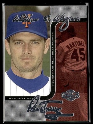 2006 Topps Co-Signers Changing Faces Silver Red Billy Wagner Pedro Martinez
