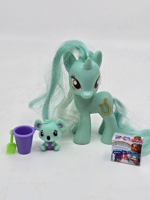My Little Pony G4 Lyra Heartstrings Harp Brushable 3'' Figure 2010 Unicorn