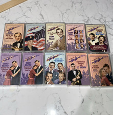 VTG Best Of The Big Bands lot of 10 Cassette Tapes 1982 Bundle Glenn Miller