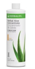 Herbalife Herbal Aloe Concentrate: Mango Flavor Pint- 16 floz, from USA