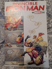 Invincible Iron Man #1 Yasmine Putri Party Variant (Marvel Comics December 2015)