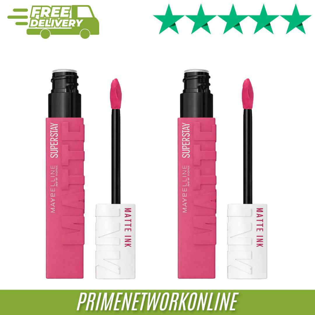 2X Maybelline SuperStay Matte Ink Liquid Lipstick 15 Lover 5ml