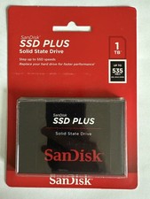 SanDisk SSD Plus 1TB 2.5 inch SATA III Internal (SDSSDA-1T00-G27) SSD