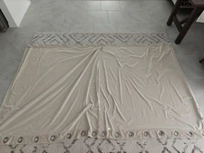 SINGINGLORY Velvet Curtains 52 x 63 Inch Tan Beige Blackout Grommet Window