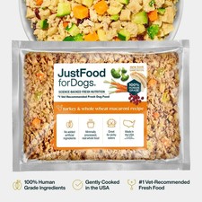 Just Turkey & Whole Wheat Macaroni 18 oz (7 Pack) Small Box 6.39 per gallon