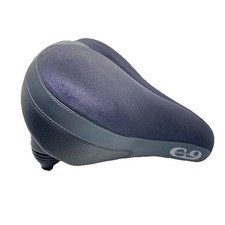 Cloud 9 Comfort Gel Bike Seat Wide Saddle Dual Spring Suspension Black Gray