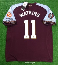 Adidas WATKINS Aston Villa FC Home Auth Soccer Jersey, JN8032, Maroon, Sizes