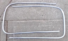 1939 1940 Mercury Outside WINDSHIELD STAINLESS TRIM MOLDINGS Original pair Merc