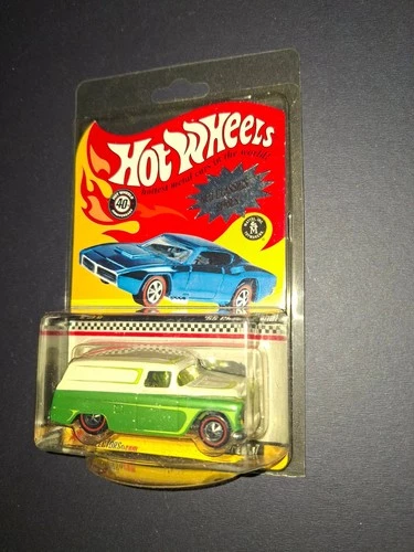 2007 HOT WHEELS NEO CLASSICS 55 CHEVY PANEL REDLINE CLUB RLC  6806/10000 W Case