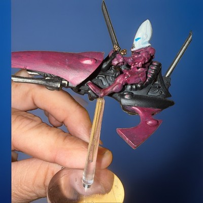 Warhammer 40k - Aeldari - Wind Rider! Painted! EUC! 3  X 3 