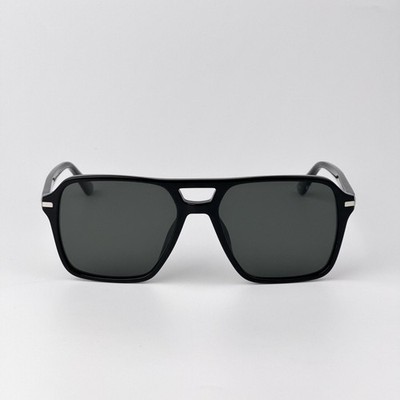 Prada Women Sunglasses Black Green Polarized Pilot PR20YS 1AB03R NEW AUTHENTIC Prada Sunglasses PR20YS 1AB03R Black Green Polarized | eBay main image 4