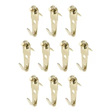 10pcs 30 lbs Picture Hangers Photo Frame Hanging Hooks Kits with Nails Holds