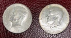 Lot Of (2) 40% Silver Kennedy Half Dollars - Mixed Dates