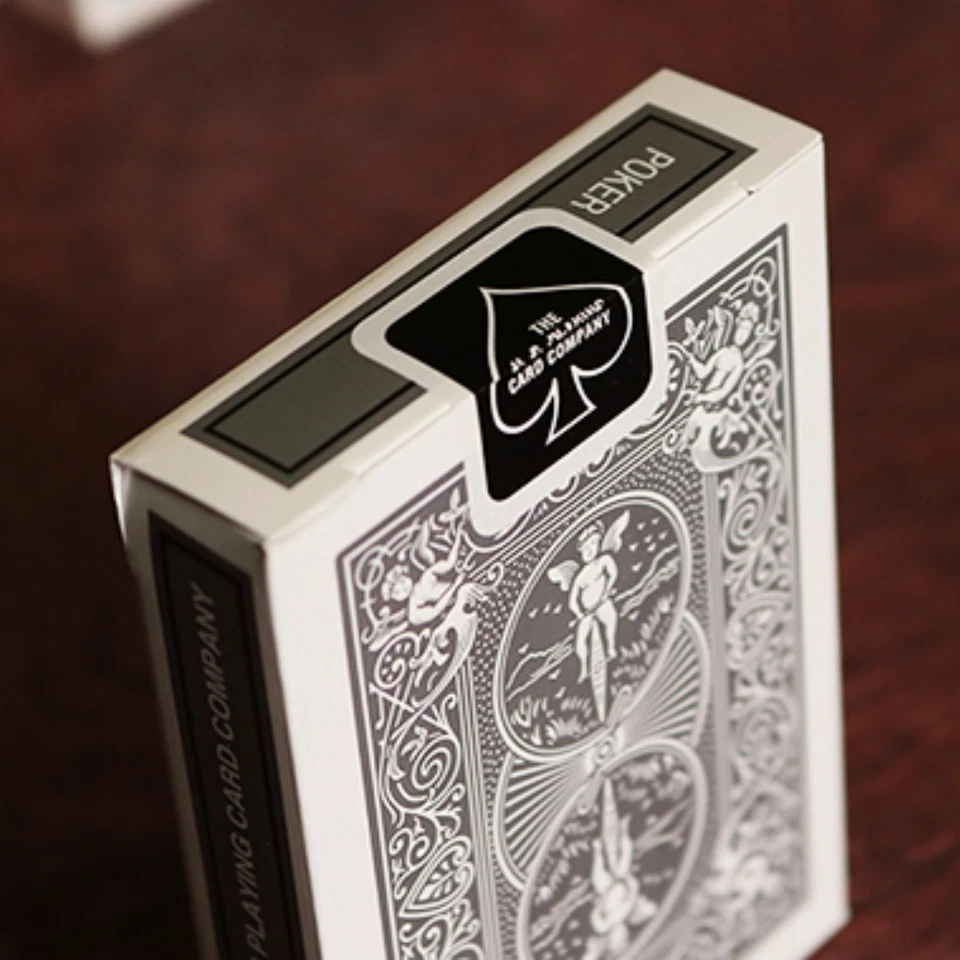 Mazzo di Carte da Gioco BICYCLE SILVER Argento Poker Playing Cards Trucchi Magia - Immagine 2 di 4