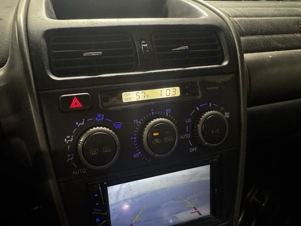 Genuine 01-05 Lexus IS300 A/C Climate Control Unit Clock OEM blue led white - Image 4 of 4