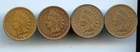 Indian Head Cent 1905 to 1908  4 coins * No reserve *