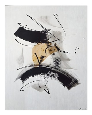 Abstrakte Wandkunst Moderner Minimalistischer Entwurf Abstrakt Dynamis