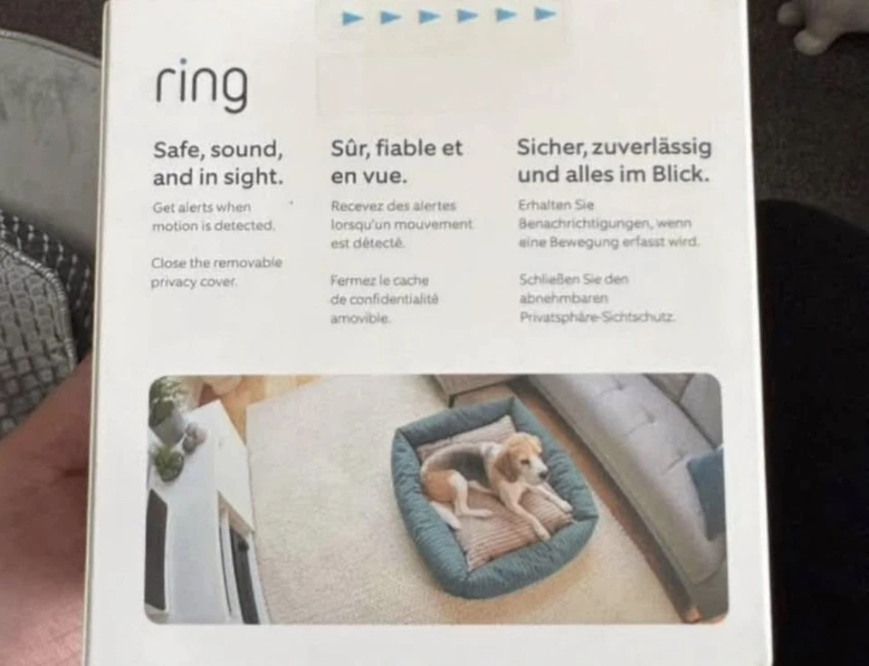 Ring Indoor Camera  2nd Gen Security Cam 1080p HD Video White - Image 2 of 3