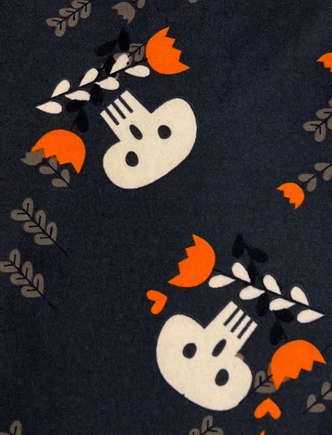 Leggings LuLaRoe OS Talla Única GRIS NARANJA Flor HALLOWEEN Calavera Envío Muerto RÁPIDO Foto 2 de 4