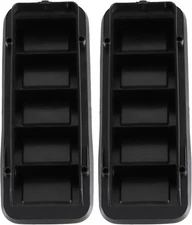 2PCS Upgraded Back Panel Air Vent Relief Grille, Cabin Pressure Black 