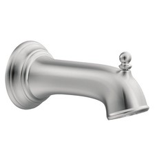 Moen 3857 Diverter Tub Spout 1/2" Chrome 7" Length 5.5" Clearance CC Connection