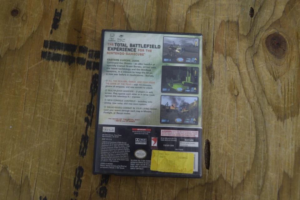 Tom Clancy's Ghost Recon Nintendo GameCube Videojuego Completo Probado en Caja Original Foto 4 de 4