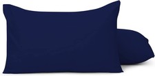 Youth Pillowcase 16" x 22" Size Pack of 2 Pieces Kids Travel Pillow Cover Env...