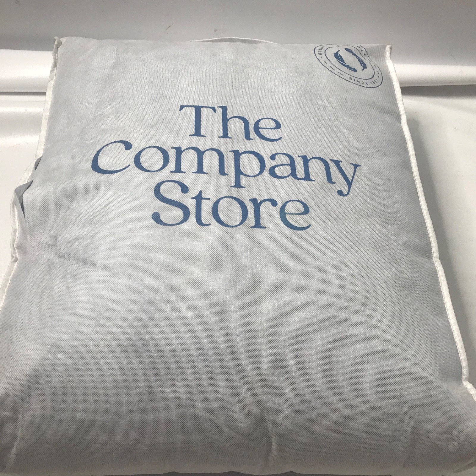 The Company Store LaCrosse LoftAire FULL Down Alternative Comforter Quilted Blue