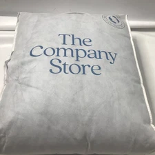 The Company Store LaCrosse LoftAire FULL Down Alternative Comforter Quilted Blue