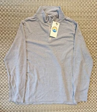 NWT Jungmaven IWEYOU Hemp Merino Wool 1/4 Zip Sweatshirt Canvas Men's Size Small