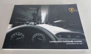 Owner's Manual/Handbook Lamborghini Gallardo Multimedia System Printed