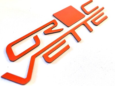 DKM | ORANGE DASHBOARD INSERTS FOR CHEVY CORVETTE C6 2005-2013 NOT DECALS