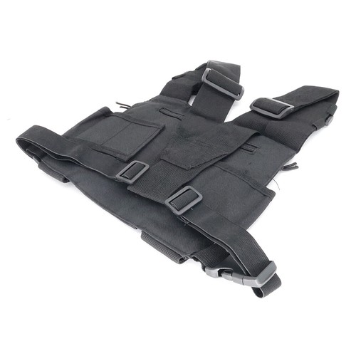 Harness Chest Front Pack Bag Pouch for Baofeng TYT Motorola ICOM Walkie Talkie - Zdjęcie 5 z 7