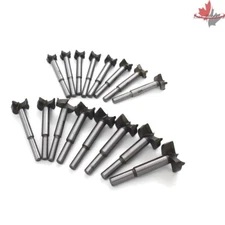 Tungsten Steel Forstner Drill Bits - 16PCS Straight Flute - Durable & Accurate