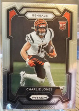 2023 Panini Prizm Charlie Jones RC #317 Cincinnati Bengals