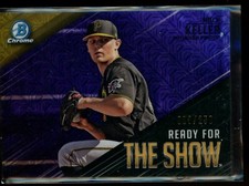Mitch Keller 2019 Bowman SP Mega Box Mojo Purple Refractor RC /250 Rookie Card
