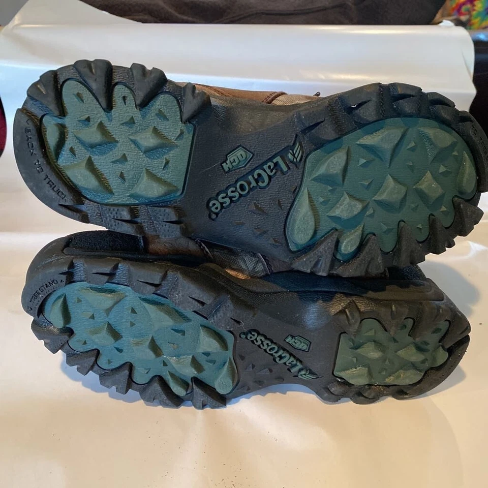 Realtree Mens Lacrosse BroadSide Hunting Boots Brown Camouflage Lace Up 7.5 M - Image 3 of 4