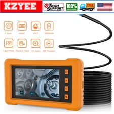 KZYEE 1080P HD Digital Borescope Endoscope Camera 16.4FT 5.5mm 6 LEDS Inspection
