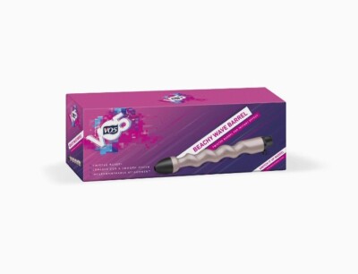 VO5 VO522U Beachy Curl Hair Classic Tong Ceramic 25mm Barrel Easy To Use Hebel