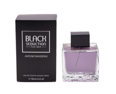 Black Seduction by Antonio Banderas oz EDT Cologne for Men